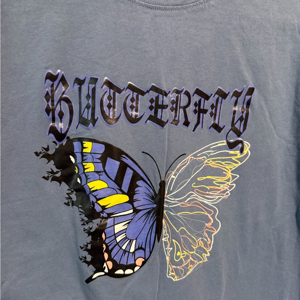Aelfric Eden‎ Butterfly Shirt Size Large Women’s 100% Cotton - Picture 3 of 5